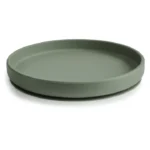 Mushie – Classic Silicone Suction Plate – Dried Thyme