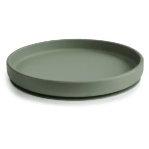 Mushie – Classic Silicone Suction Plate – Dried Thyme