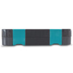 Eazy Kids – 6 & 4 Convertible Bento Lunch Box w/Steel Spoon & Fork Set – Game ON Grey