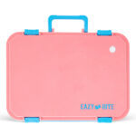 Eazy Kids – Stainless Steel Lunch Box for Kids – 800ml with 150ml Food Jar- Pink