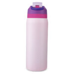 Eazy Kids – Stainless Steel Water Bottle Bling w/ Straw and Spout 948 mL Girl Power Bling