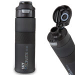 Eazy Kids – Tritan Water Bottle 850ml with Spout Lid & Handle – Phantom Black