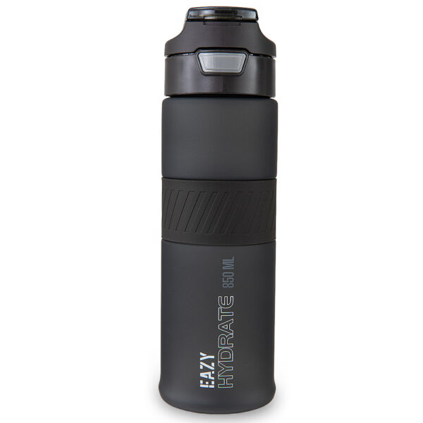 Eazy Kids – Tritan Water Bottle 850ml with Spout Lid & Handle – Phantom Black