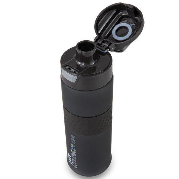 Eazy Kids – Tritan Water Bottle 850ml with Spout Lid & Handle – Phantom Black
