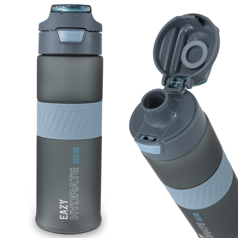 Eazy Kids - Tritan Water Bottle 850ml with Spout Lid & Handle - Storm Navy