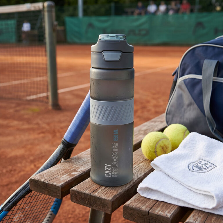 Eazy Kids - Tritan Water Bottle 850ml with Spout Lid & Handle - Storm Navy