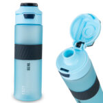 Eazy Kids – Tritan Water Bottle 850ml with Spout Lid & Handle – Ice Blue Blast