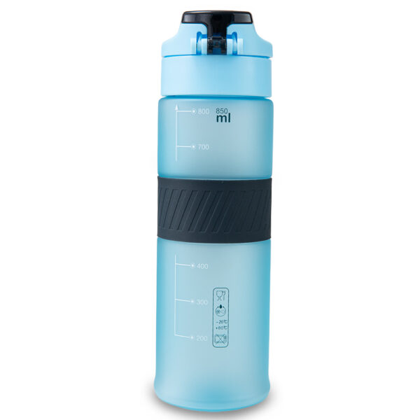 Eazy Kids – Tritan Water Bottle 850ml with Spout Lid & Handle – Ice Blue Blast