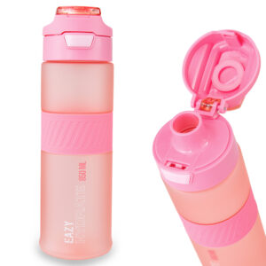 Eazy Kids – Tritan Water Bottle 850ml with Spout Lid & Handle – Candy Coral