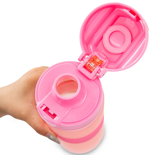 Eazy Kids – Tritan Water Bottle 850ml with Spout Lid & Handle – Candy Coral
