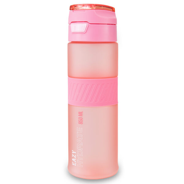Eazy Kids – Tritan Water Bottle 850ml with Spout Lid & Handle – Candy Coral