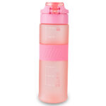 Eazy Kids – Tritan Water Bottle 850ml with Spout Lid & Handle – Candy Coral