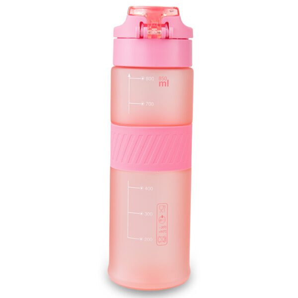 Eazy Kids – Tritan Water Bottle 850ml with Spout Lid & Handle – Candy Coral