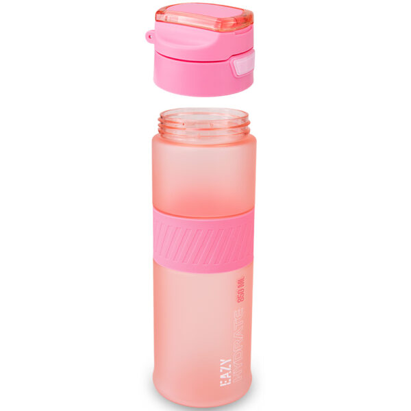 Eazy Kids – Tritan Water Bottle 850ml with Spout Lid & Handle – Candy Coral