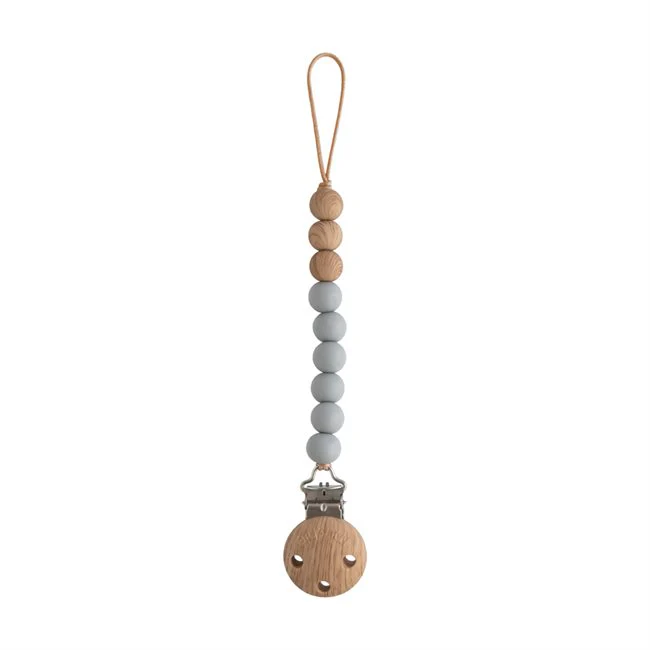 Mushie - Pacifier Clips Eva Stone
