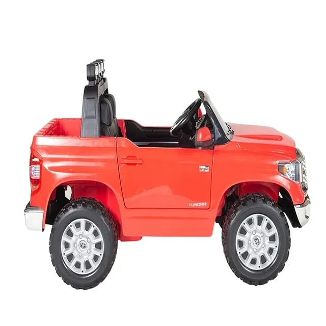 Toyota Tundra 12V Electric Ride-On Car for Kids – Red