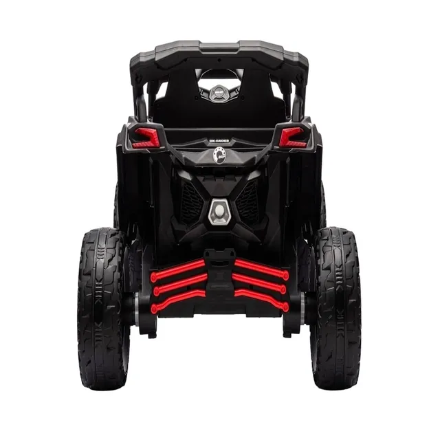 Maverick Can-Am UTV Licensed 12V Electric Ride-On Car for Kids – Red