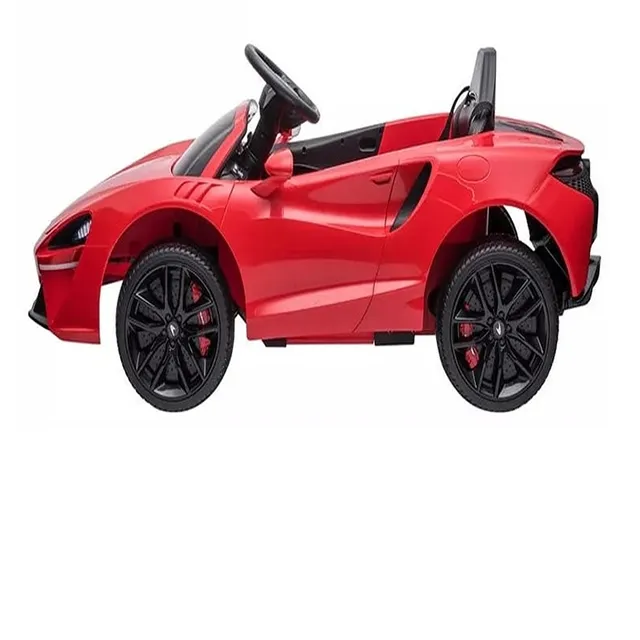 McLaren 12V Kids Ride-On Car – Painted Red - Licensed Electric Car with Remote Control