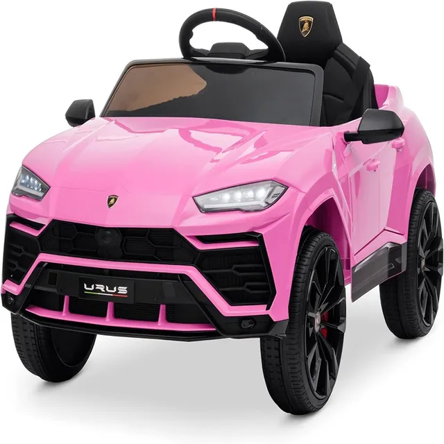 Lamborghini Urus 12V Kids Electric Ride-On Car – Officially Licensed, Remote Control, Pink