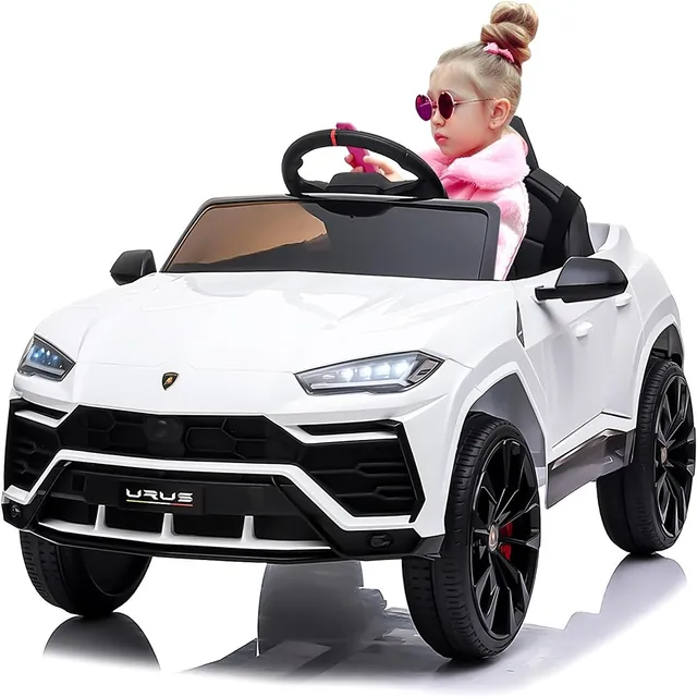 Lamborghini Urus 12V Kids Electric Ride-On Car – White