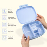 Hydrobrew – Smart Serve Bento Lunch Box 1100 ml, 5 compartment- Sky Mist