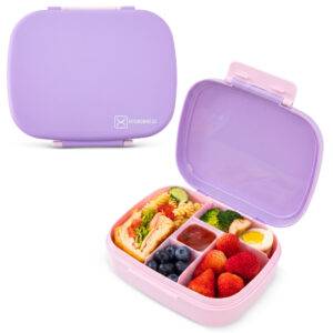 Hydrobrew – Smart Serve Bento Lunch Box 1100 ml, 5 compartment- Lilac Blush