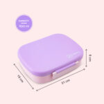 Hydrobrew – Smart Serve Bento Lunch Box 1100 ml, 5 compartment- Lilac Blush