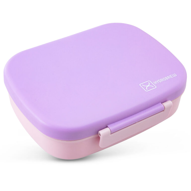 Hydrobrew - Smart Serve Bento Lunch Box 1100 ml, 5 compartment- Lilac Blush