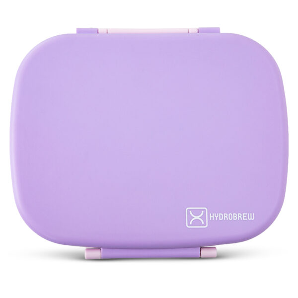 Hydrobrew – Smart Serve Bento Lunch Box 1100 ml, 5 compartment- Lilac Blush