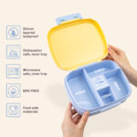Hydrobrew – Smart Serve Bento Lunch Box 1100 ml, 5 compartment – Sunny Sky