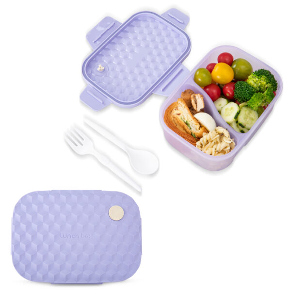 Hydrobrew – Smart Serve Bento Lunch Box 1100ml – Lavender Diamond