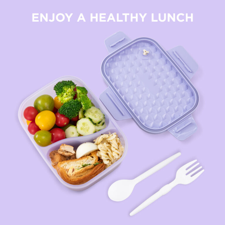 Hydrobrew - Smart Serve Bento Lunch Box 1100ml - Lavender Diamond