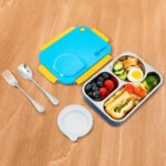 Hydrobrew – Steel Core Lunch Box 750ml + 150ml Food Jar w/ cutlery, Stainless Steel, Leakproof – OCEAN NAVY