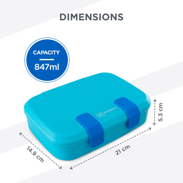 Hydrobrew – Smart Serve Bento Lunch Box 847ml, Aqua Drift