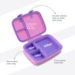Hydrobrew – Smart Serve Bento Lunch Box 847ml, Candy Lilac