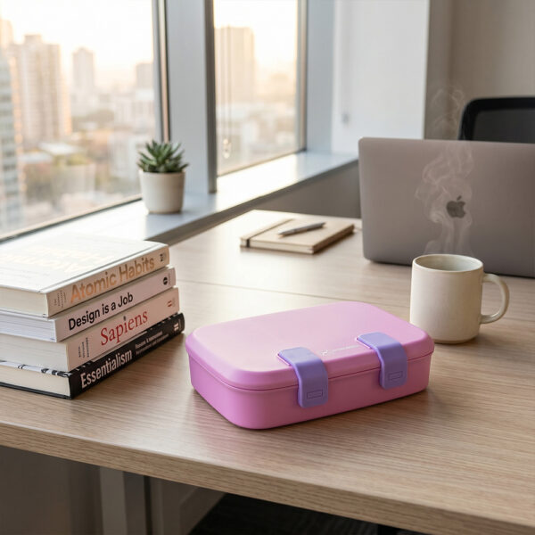 Hydrobrew – Smart Serve Bento Lunch Box 847ml, Candy Lilac
