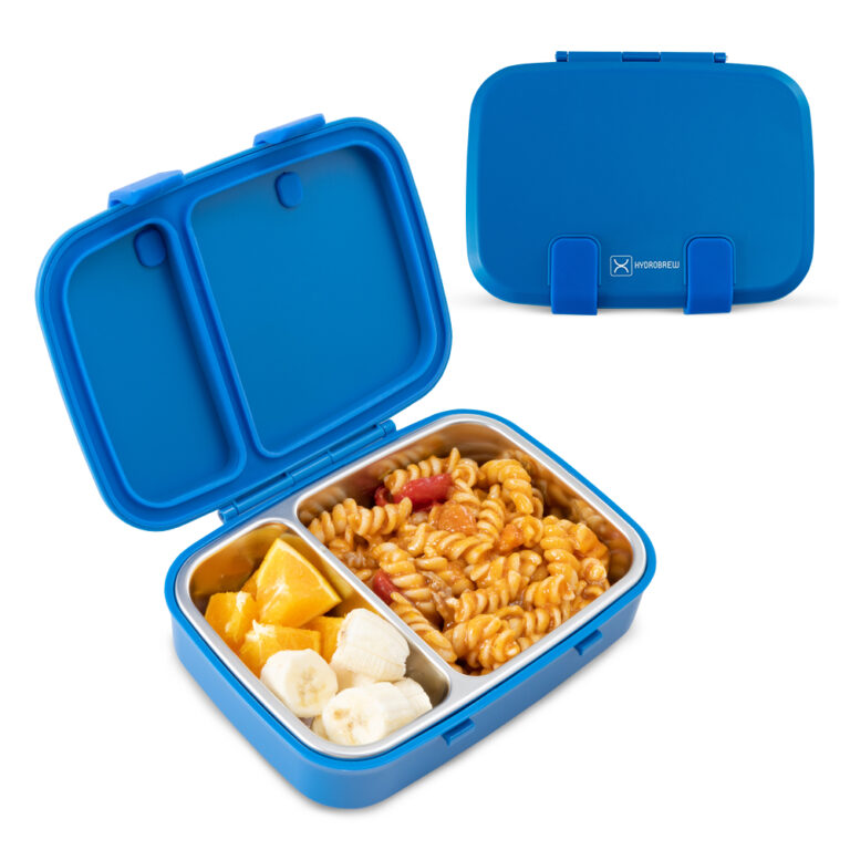 Hydrobrew - Steel Core Bento Stainless Steel Lunch Box – 839ml, 2 Compartment- Midnight Wave