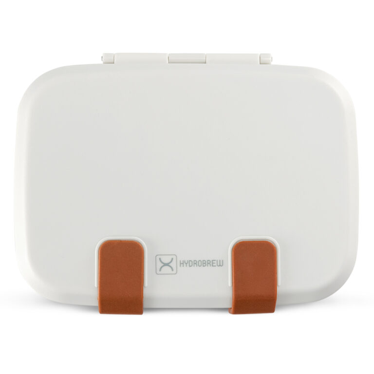 Hydrobrew - Steel Core Bento Stainless Steel Lunch Box – 839ml, 2 Compartment-Ivory Terracotta