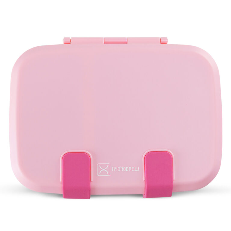 Hydrobrew - Steel Core Bento Stainless Steel Lunch Box – 839ml, 2 Compartment-Rose Silk