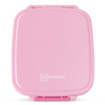 Hydrobrew – Mega Flex Bento Lunch Box 1864ml, Leakproof Lunch Container with Integrated 250ml Insulated Food Jar- Rose Silk
