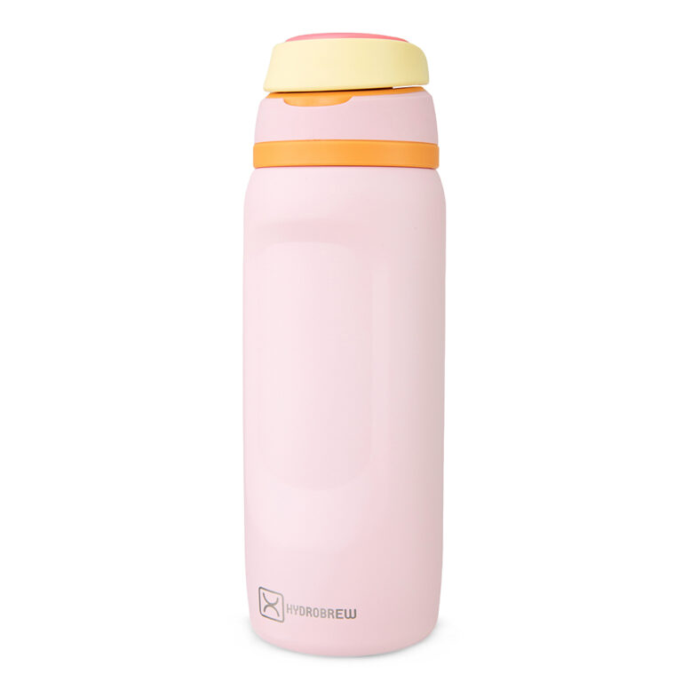 Hydrobrew - Sip Switch Stainless Steel Water Bottle - Pink Sorbet