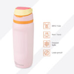 Hydrobrew – Sip Switch Stainless Steel Water Bottle – Pink Sorbet