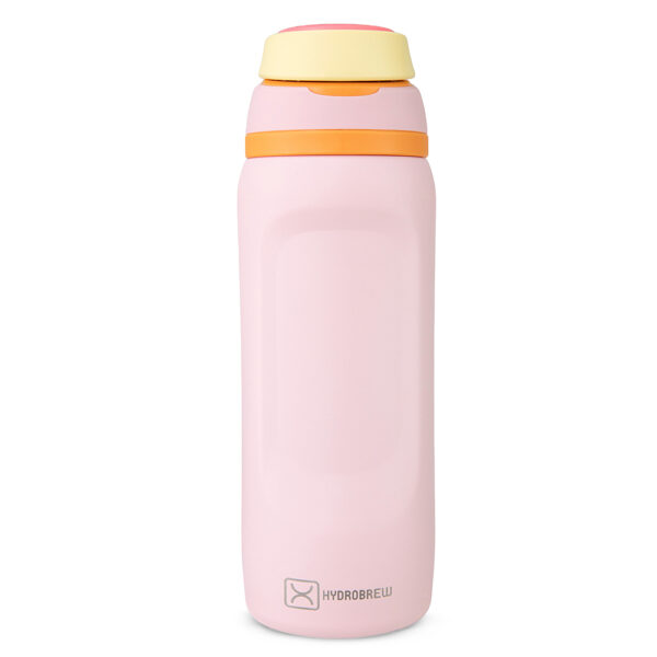 Hydrobrew – Sip Switch Stainless Steel Water Bottle – Pink Sorbet