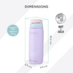 Hydrobrew – Sip Switch Stainless Steel Water Bottle – Berry Cream