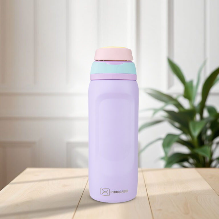 Hydrobrew - Sip Switch Stainless Steel Water Bottle - Berry Cream