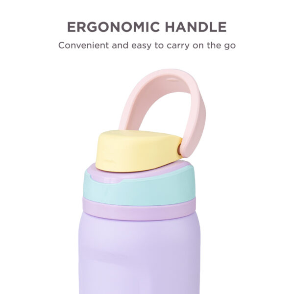 Hydrobrew – Sip Switch Stainless Steel Water Bottle – Berry Cream