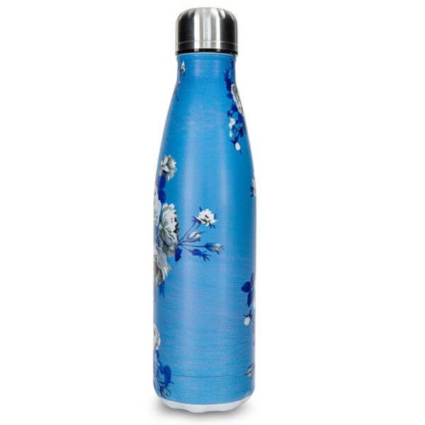 Hydrobrew –  Double wall Stainless Steel Water Bottle 500ML  – Azure Bloom