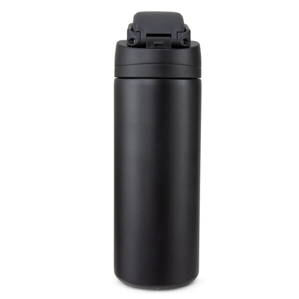 Hydrobrew – SipSwitch™ Insulated Water Bottle 720ml – Leakproof, Stainless Steel, Straw & Spout Lid -Carbon