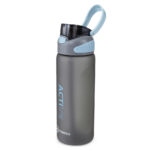 Hydrobrew – Sip Switch Tritan Water Bottle 1000ml Leakproof, BPA Free, Straw & Spout Lid- Graphite