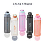 Hydrobrew – Sip Switch Tritan Water Bottle 1000ml Leakproof, BPA Free, Straw & Spout Lid- Graphite